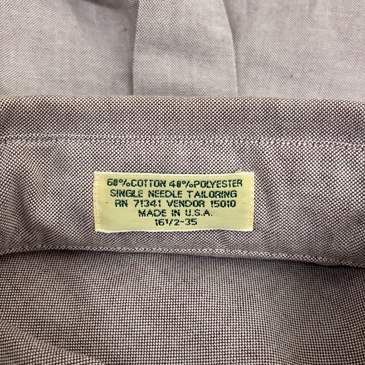 L．L．Bean 80’s vintageボタンダウンシャツ 古着・中古-6枚目のアイテム画像