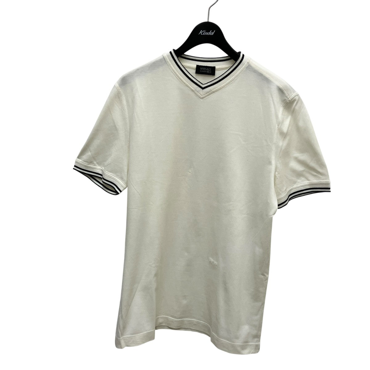 VERSACE CLASSIC VネックTシャツ 古着・中古-1枚目のアイテム画像
