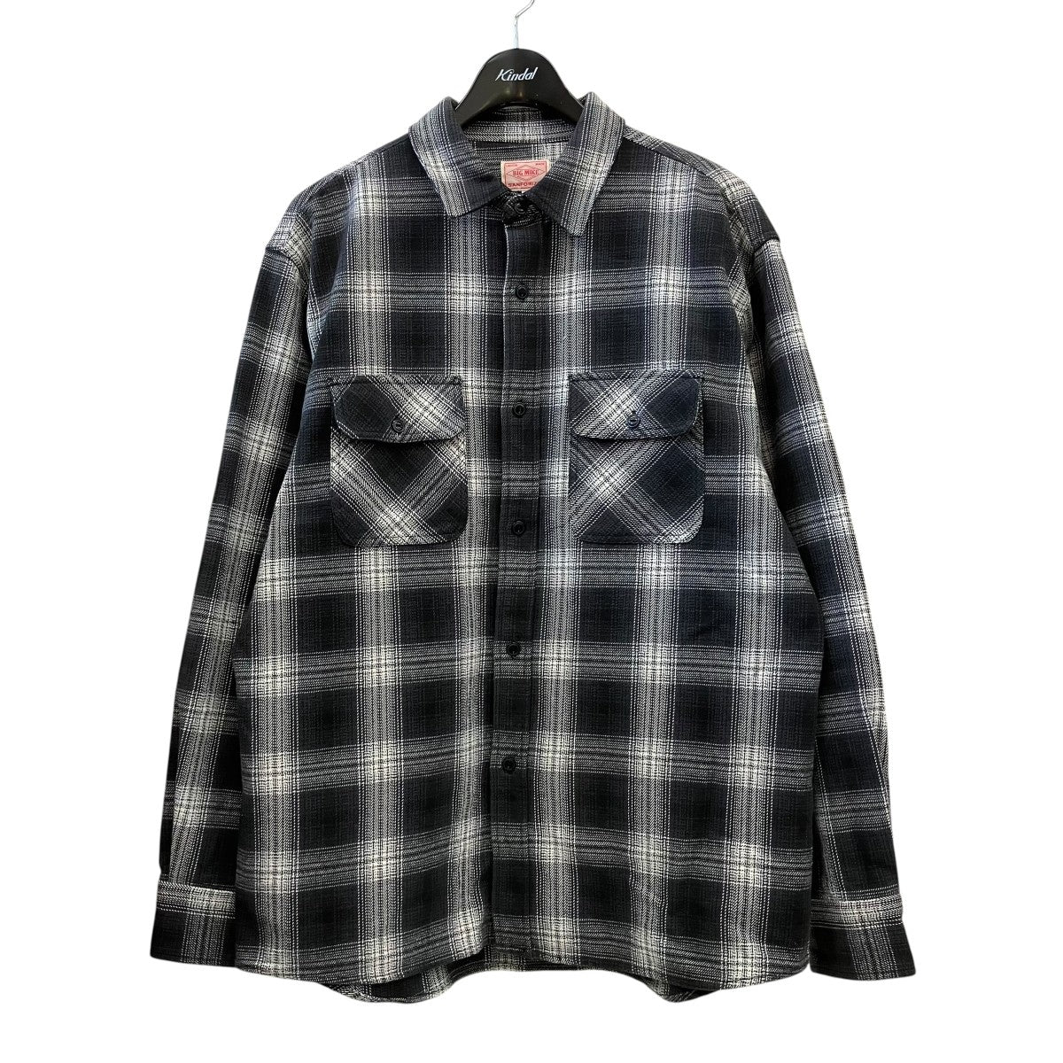 BIG MIKE チェックフランネルシャツ102435200 古着・中古-1枚目のアイテム画像