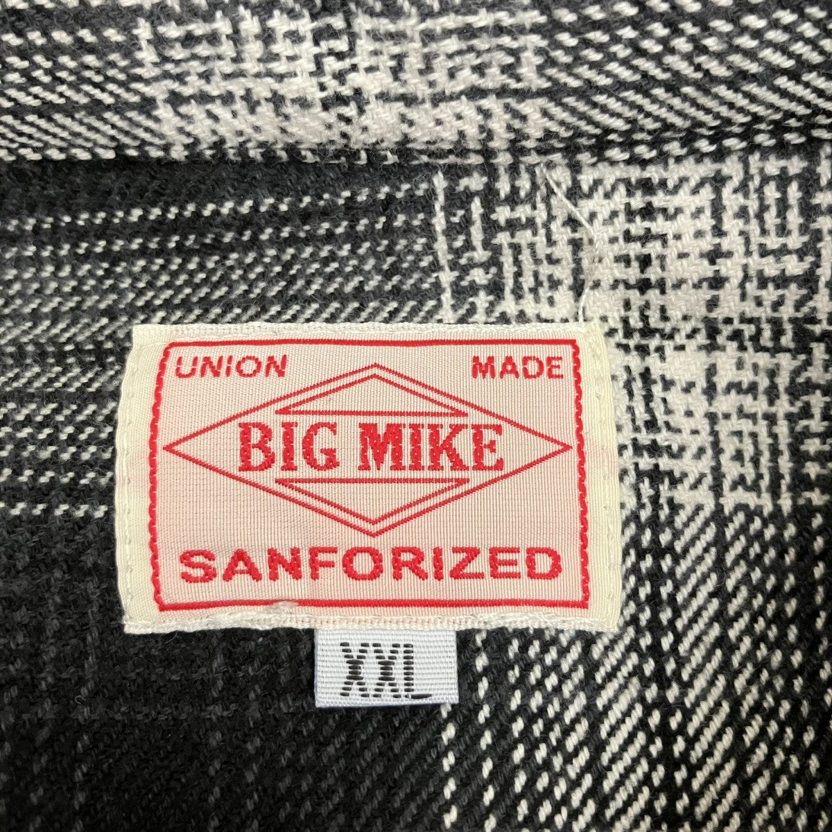 BIG MIKE チェックフランネルシャツ102435200 古着・中古-5枚目のアイテム画像