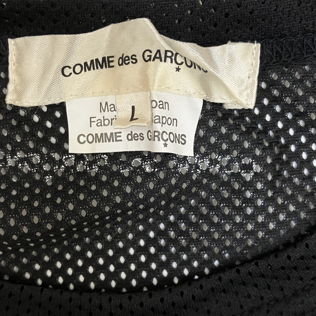 COMME des GARCONS メッシュTシャツGO-T015 古着・中古-6枚目のアイテム画像