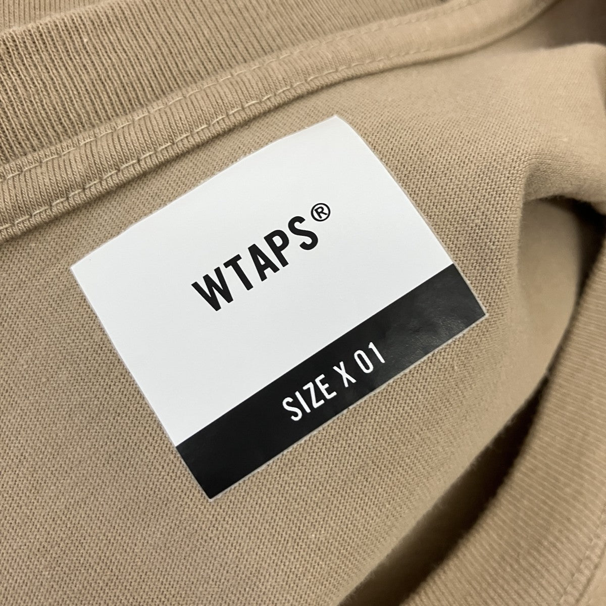 WTAPS(ダブルタップス) 半袖Tシャツ ベージュ サイズ 1｜【公式