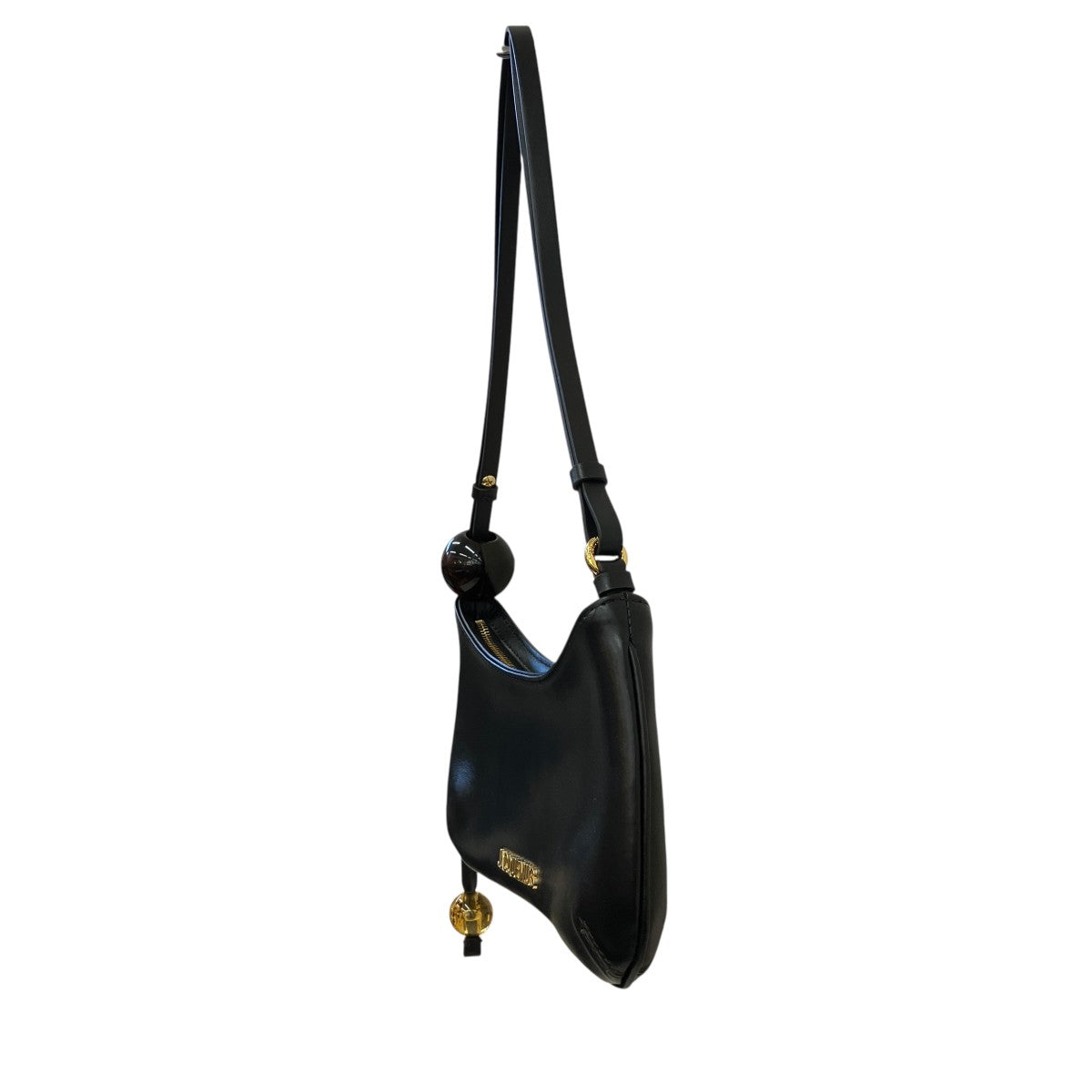 JACQUEMUS ジャックムス ショルダーバッグ  黒 【古着】【中古】【送料無料】 JACQUEMUS(ジャックムス) ショルダーバッグ ブラック｜【公式