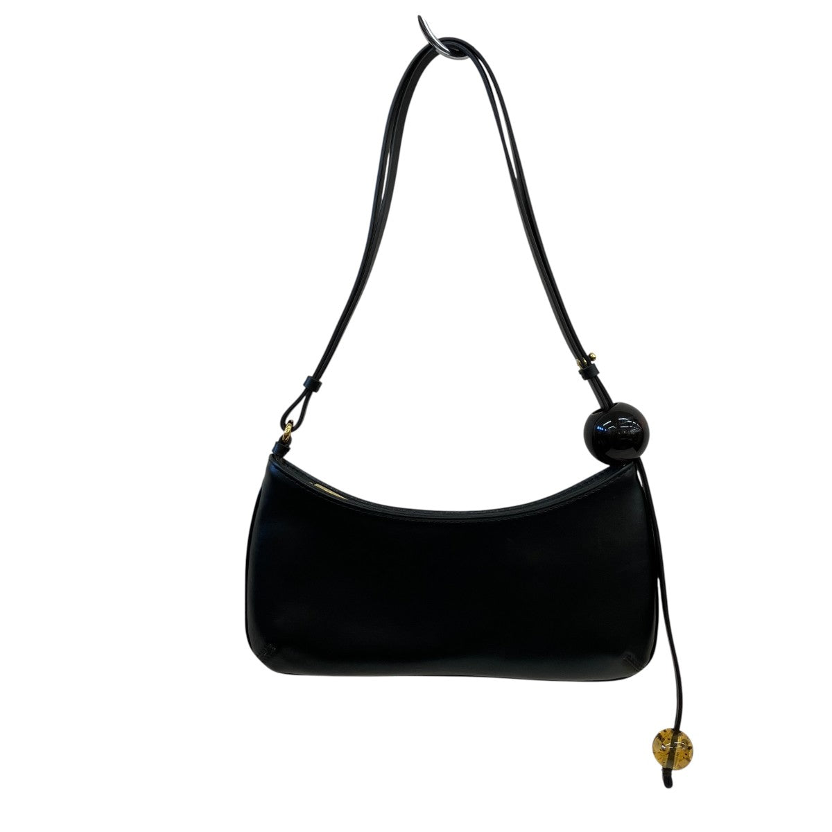 JACQUEMUS ジャックムス ショルダーバッグ  黒 【古着】【中古】【送料無料】 JACQUEMUS(ジャックムス) ショルダーバッグ ブラック｜【公式