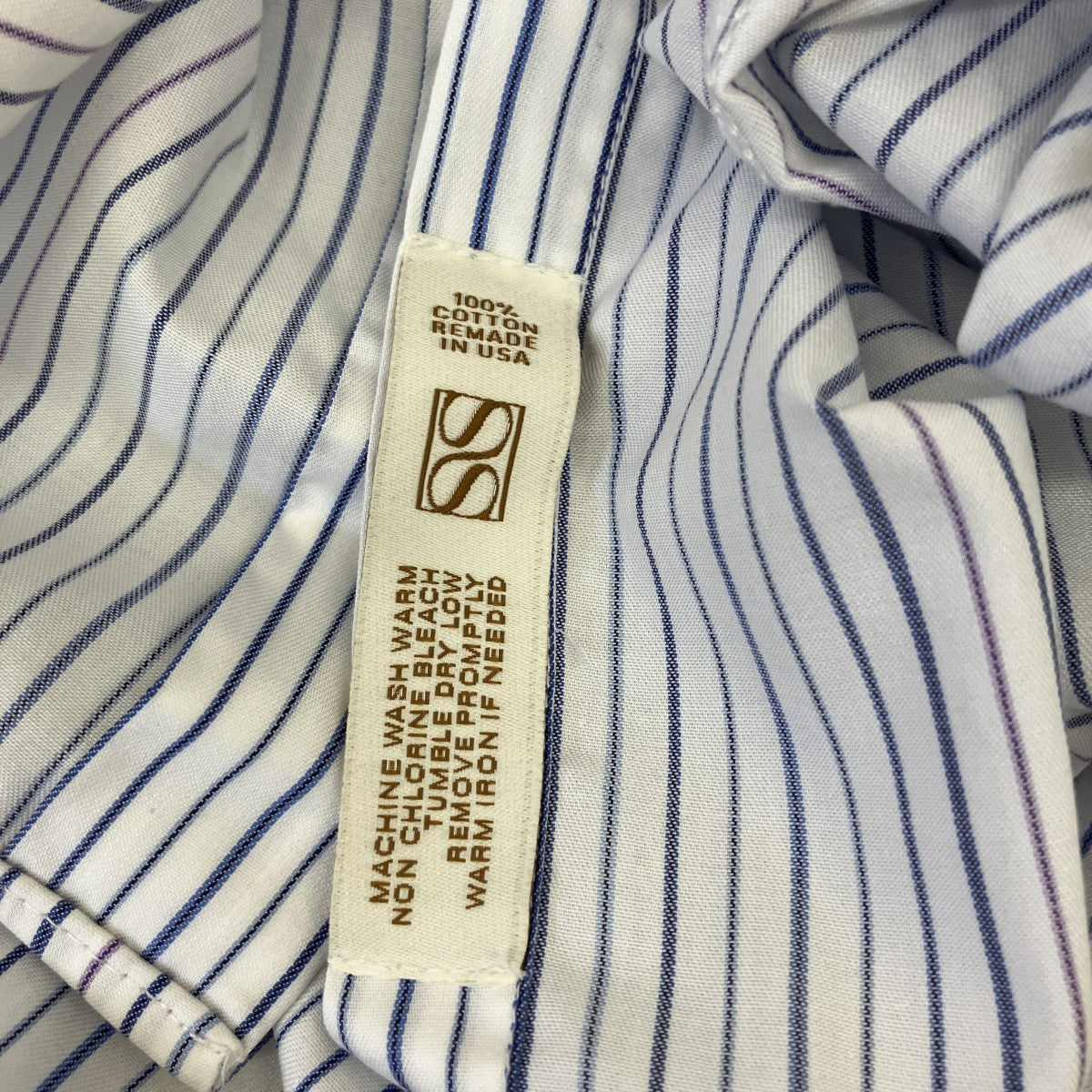 sibling ストライプリメイクシャツ 古着・中古-5枚目のアイテム画像