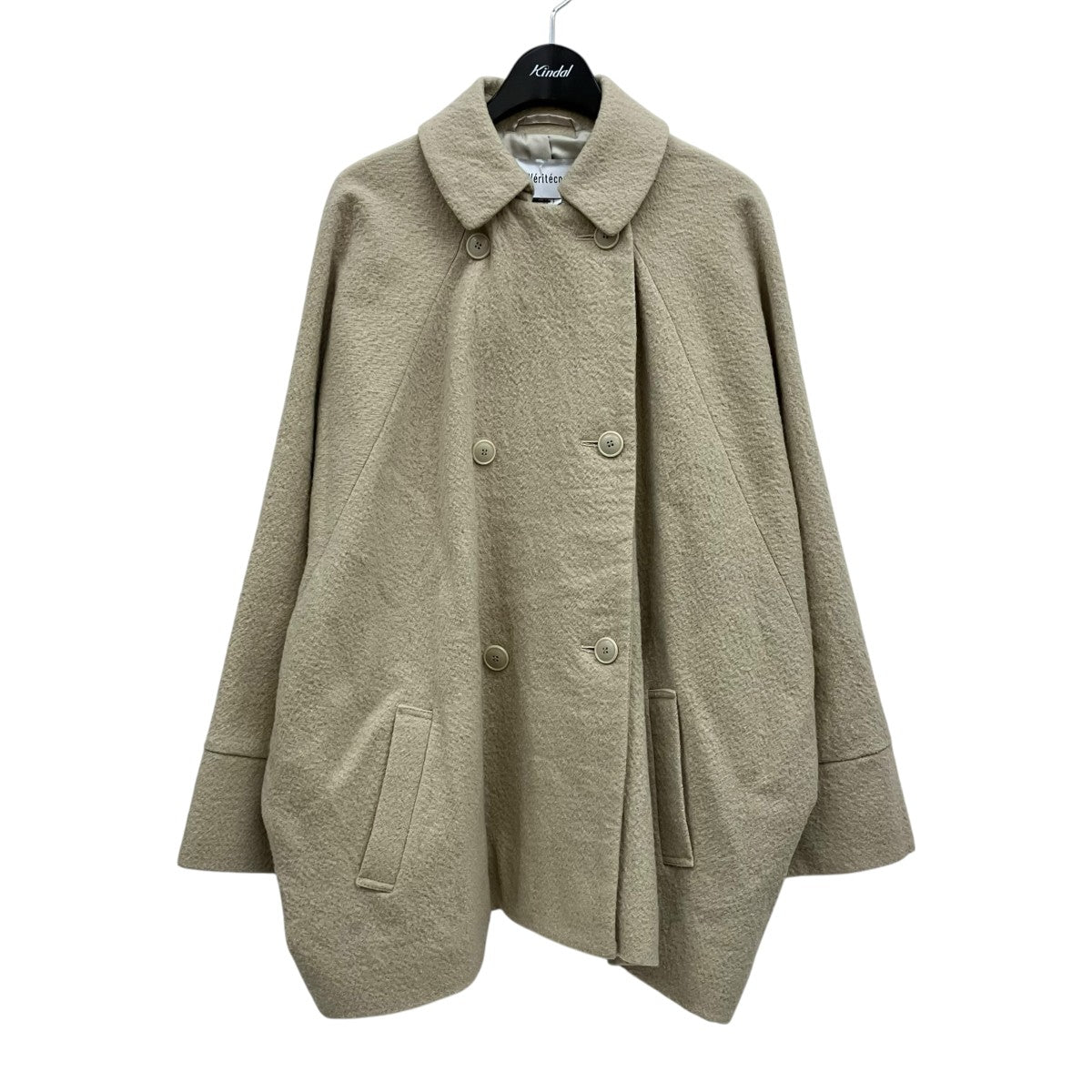 Veritecoeur Trapeze line short coatウールショートコートVC-1757 古着・中古-1枚目のアイテム画像