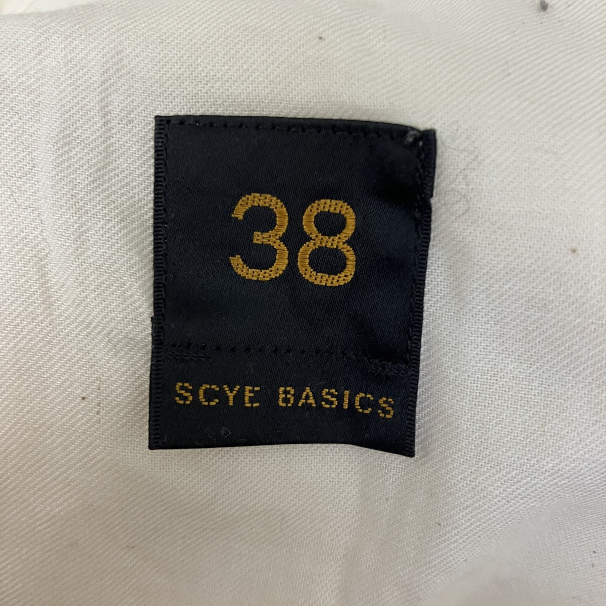 SCYEBASICS ブラッシュドコットンギャバジンパンツ5221-83557 古着・中古-5枚目のアイテム画像