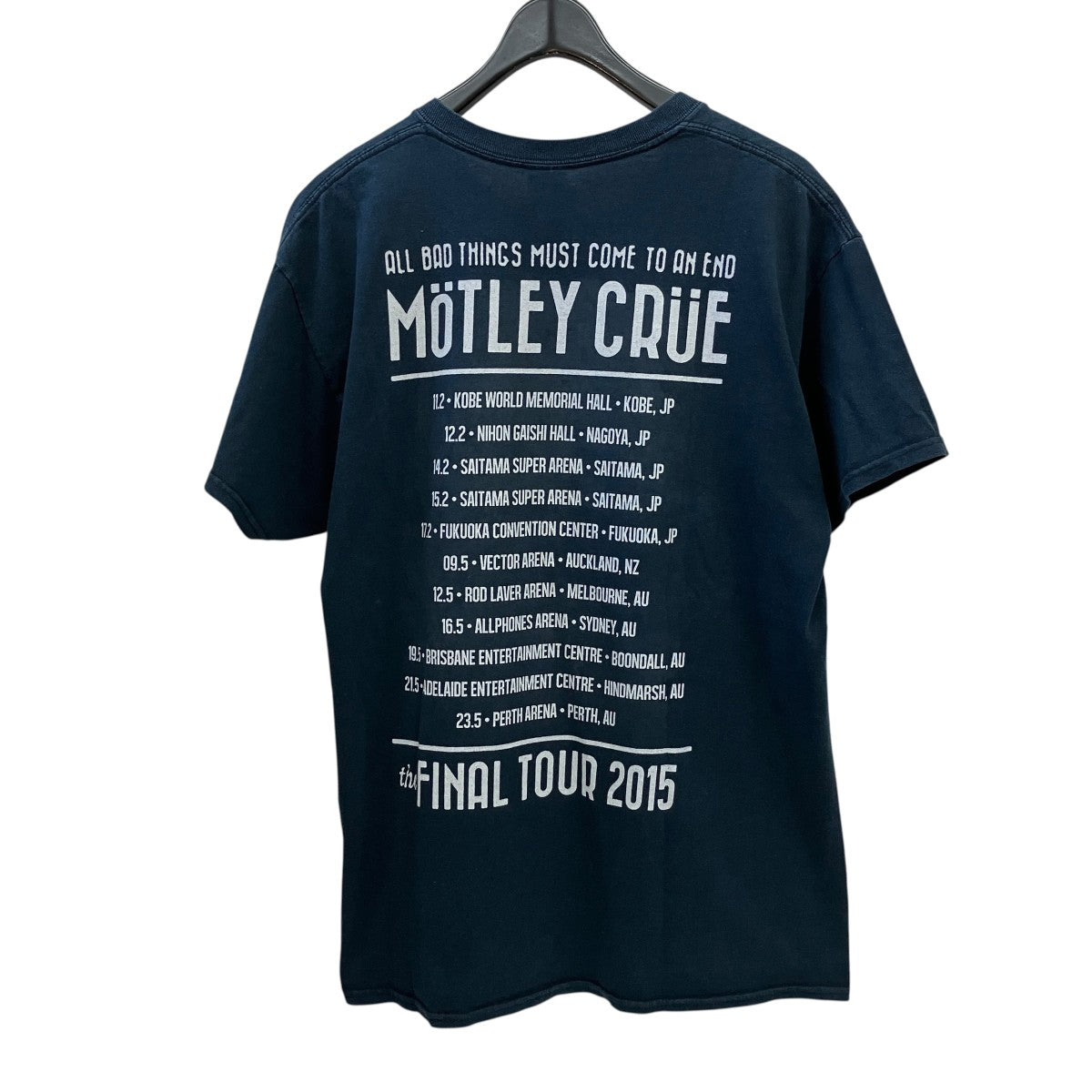GILDAN MOTLEY CLUE the FINAL TOUR2015Tシャツ 古着・中古-2枚目のアイテム画像