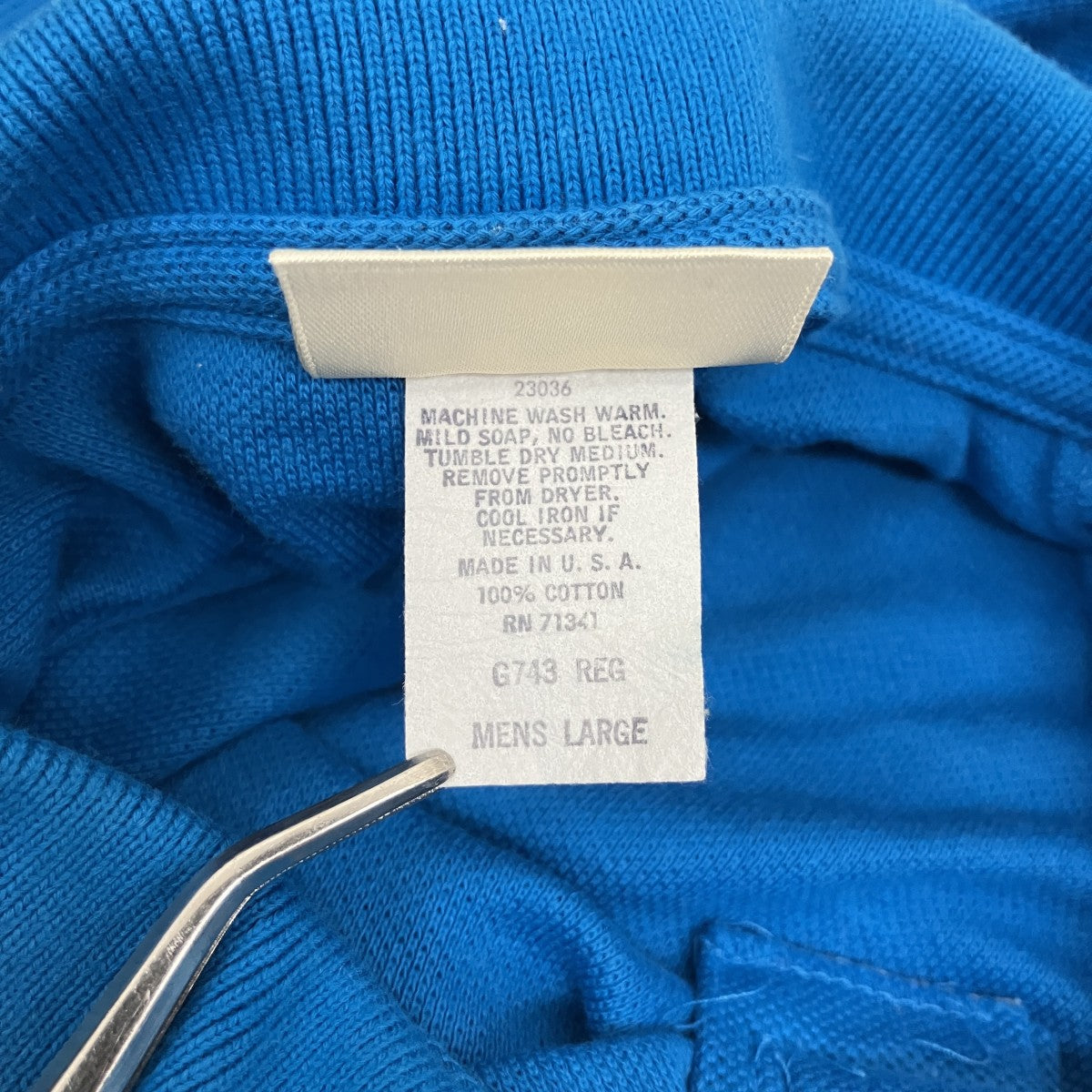 L．L．Bean 90’s Double L shirtポロシャツ 古着・中古-4枚目のアイテム画像