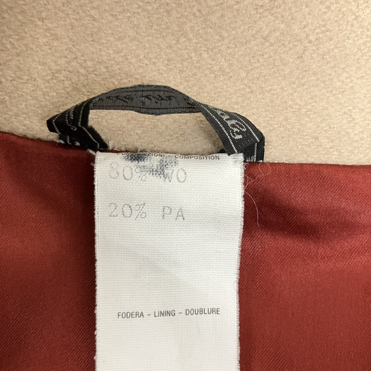 Istante ウールスタンドカラーコート 古着・中古-6枚目のアイテム画像