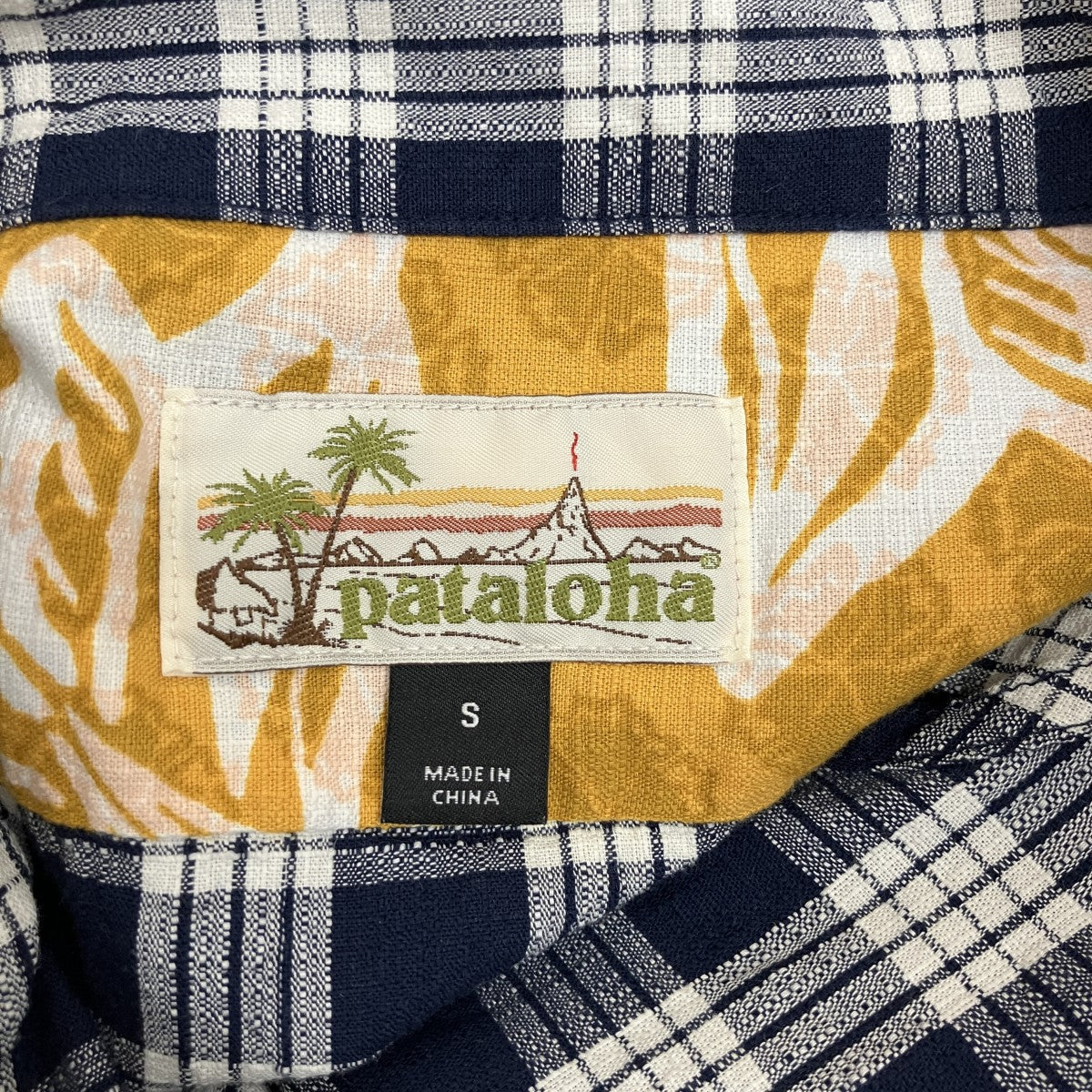 pataloha チェック半袖シャツ52566 古着・中古-4枚目のアイテム画像
