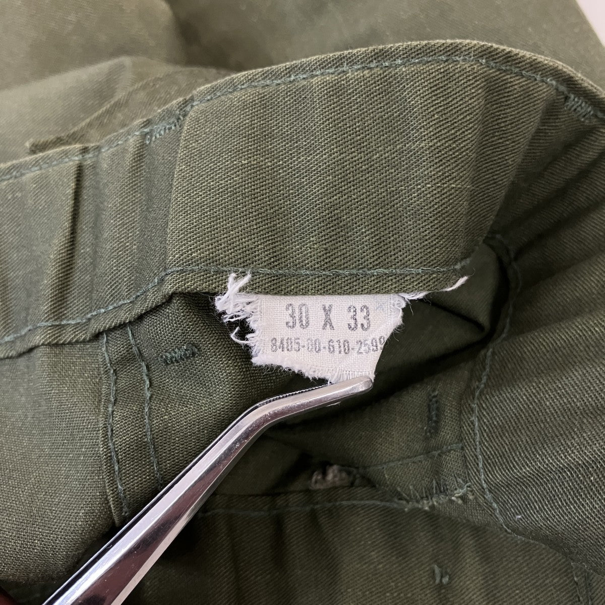 US ARMY 70’ｓvintageベイカーパンツ8405-00-610-2599 古着・中古-6枚目のアイテム画像