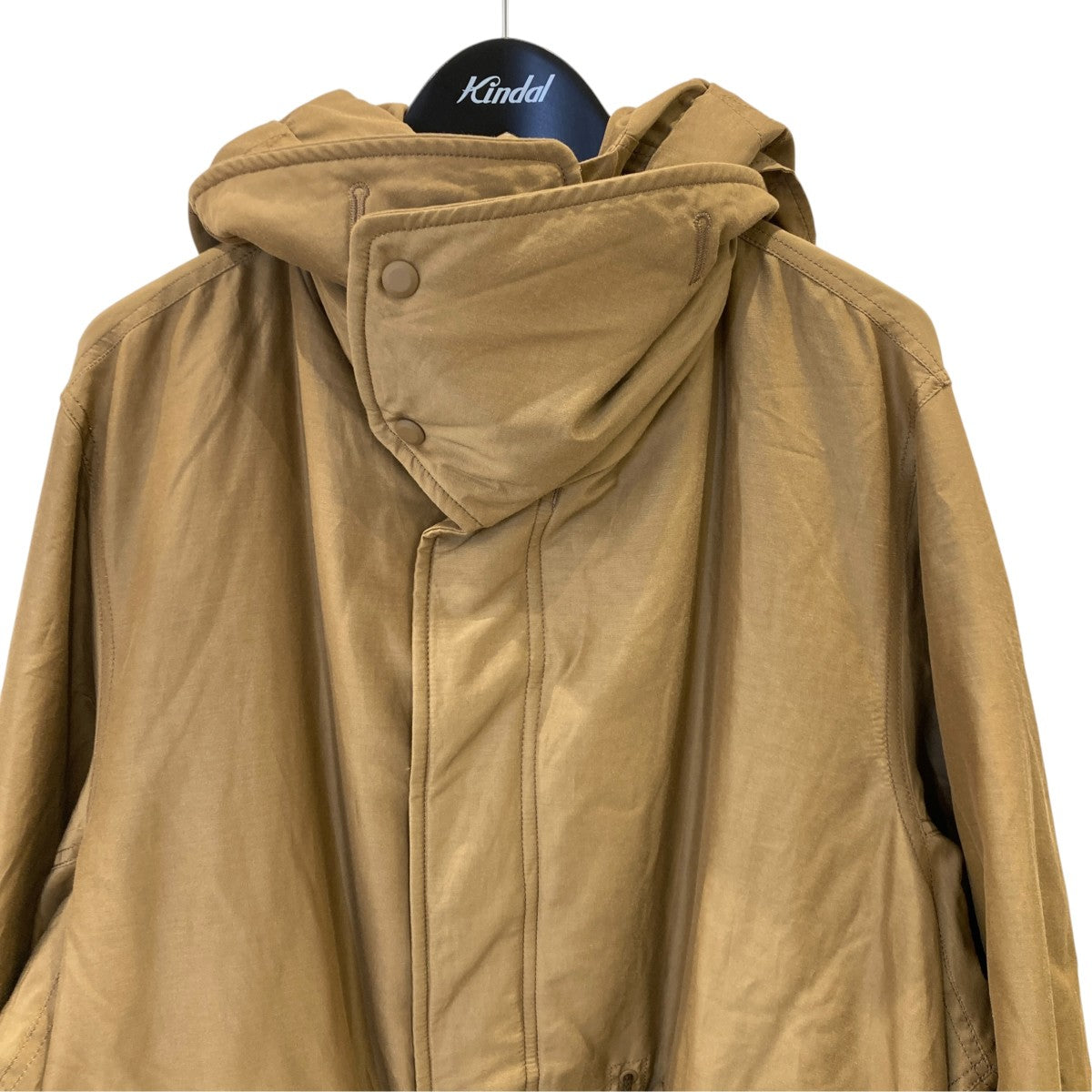 double-front cotton silk mods coatモッズコート1435103009