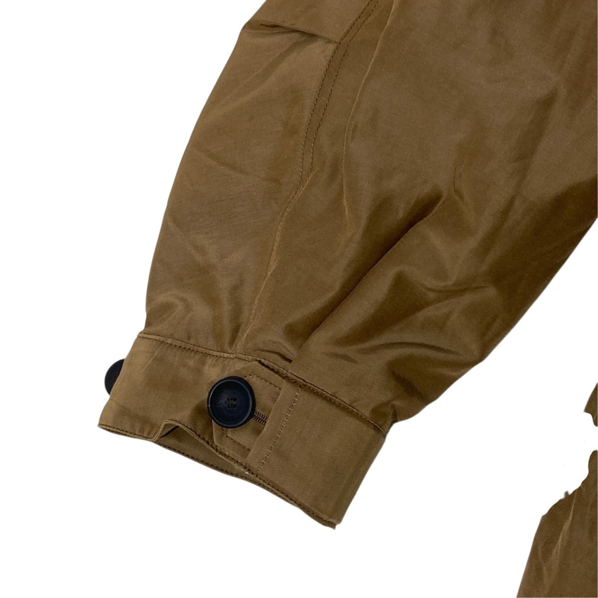 double-front cotton silk mods coatモッズコート1435103009