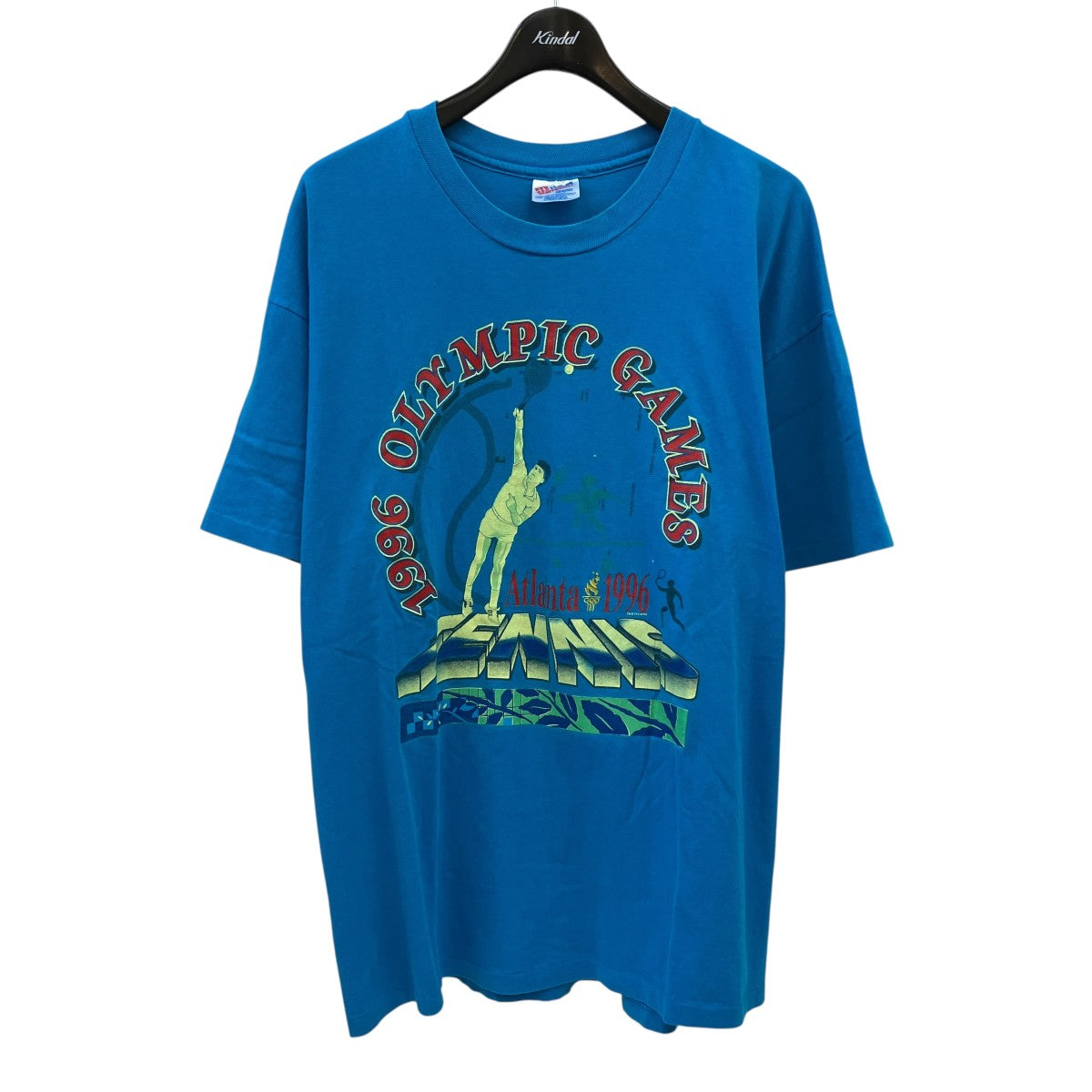 Hanes(ヘインズ) 90S vintage OLYMPIC半袖Tシャツ ブルー サイズ XL