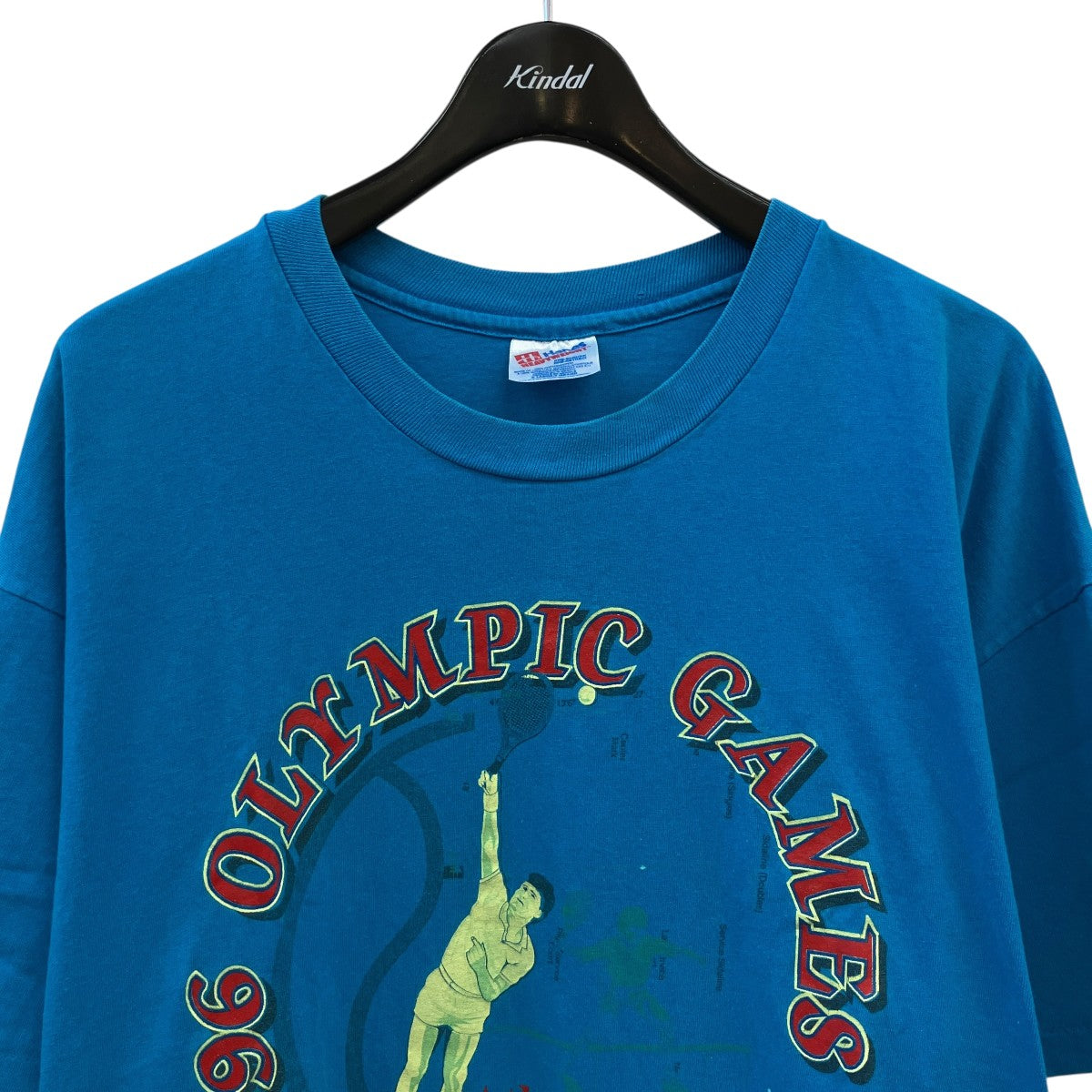 Hanes(ヘインズ) 90S vintage OLYMPIC半袖Tシャツ ブルー サイズ XL