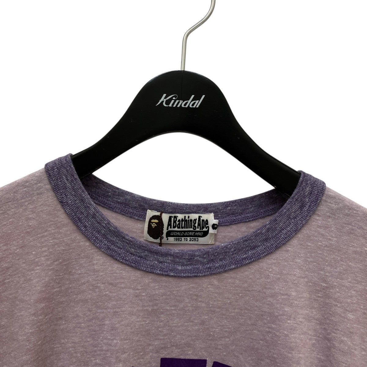 フロッキープリント半袖Tシャツ