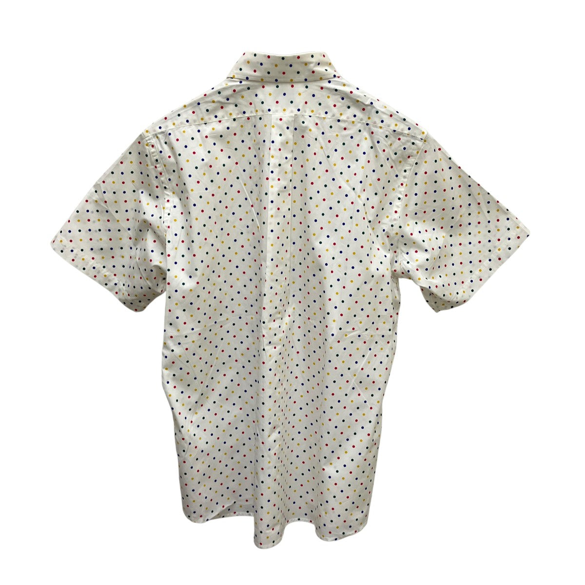 A BATHING APE(アベイシングエイプ) ドット柄半袖シャツ ホワイト