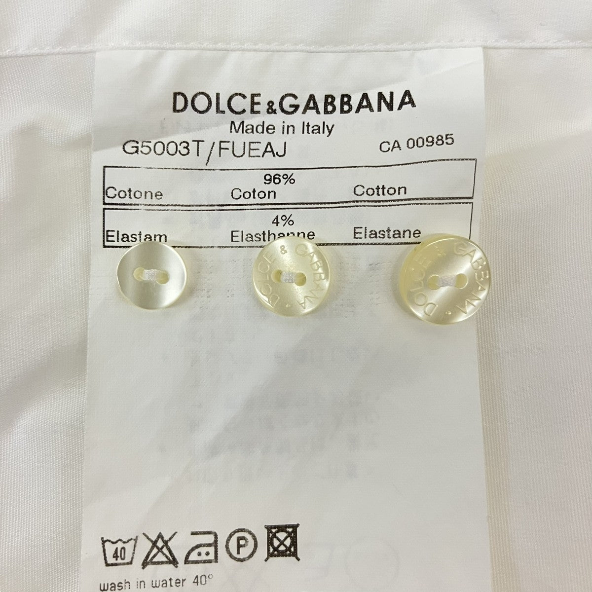 DOLCE ＆ GABBANA 長袖シャツ 古着・中古-6枚目のアイテム画像