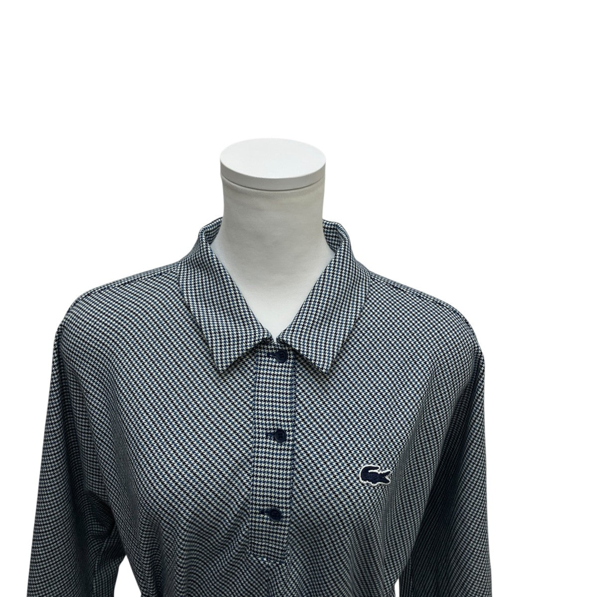 LACOSTE 千鳥ワンピース ベルト付EF8496 古着・中古-2枚目のアイテム画像