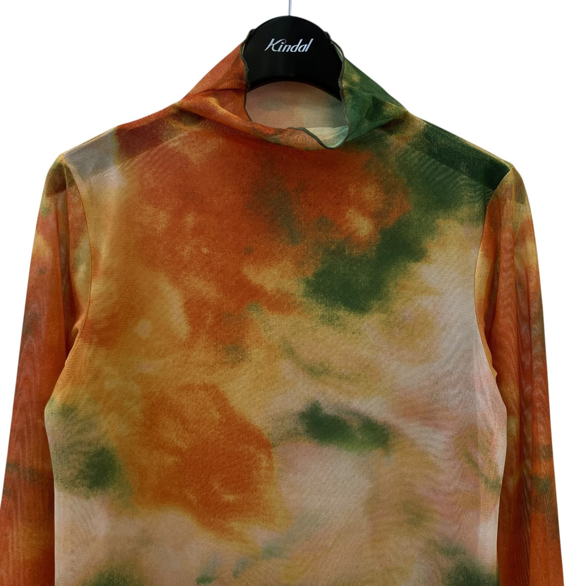 AMERI MIRANDA TAIDAI SHEER TURTLE TOPタイダイシアータートルトップ01210340301 古着・中古-3枚目のアイテム画像