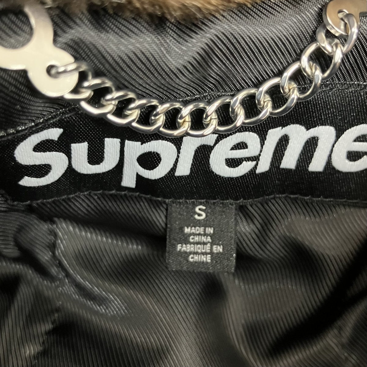 Supreme フェイクファーファーコート24ss Faux fUR Jaket 古着・中古-6枚目のアイテム画像