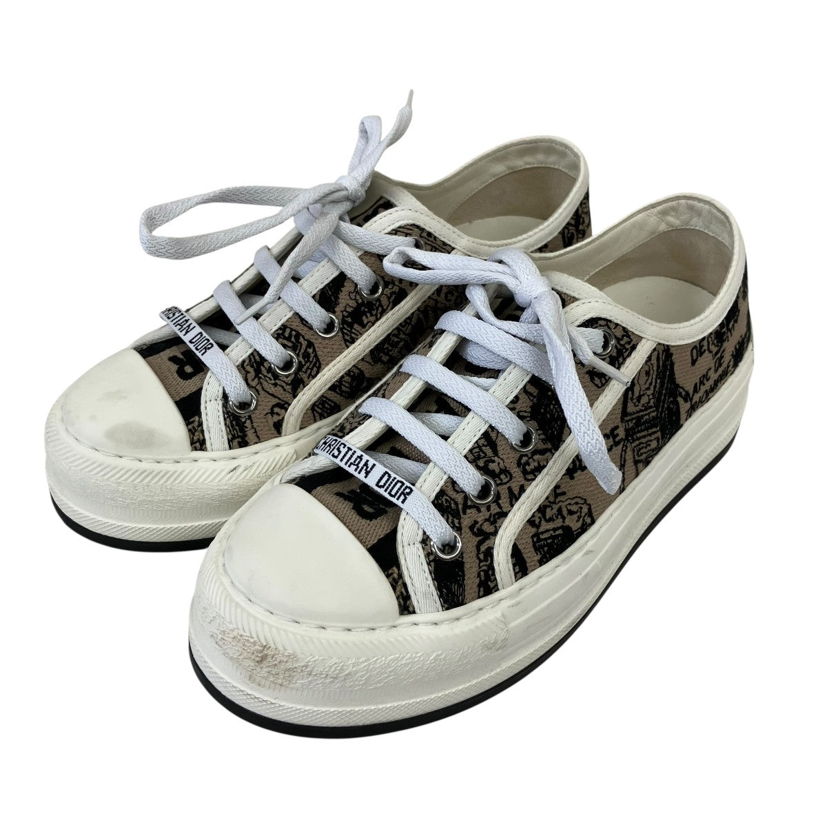 Christian Dior walk’n’diorプラットフォームスニーカー 古着・中古-1枚目のアイテム画像