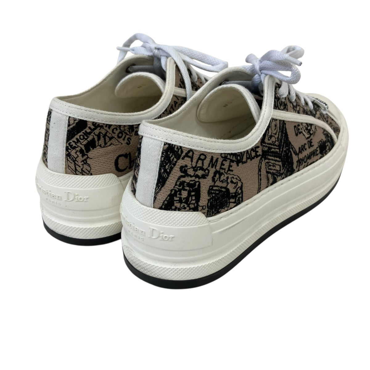 Christian Dior walk’n’diorプラットフォームスニーカー 古着・中古-3枚目のアイテム画像