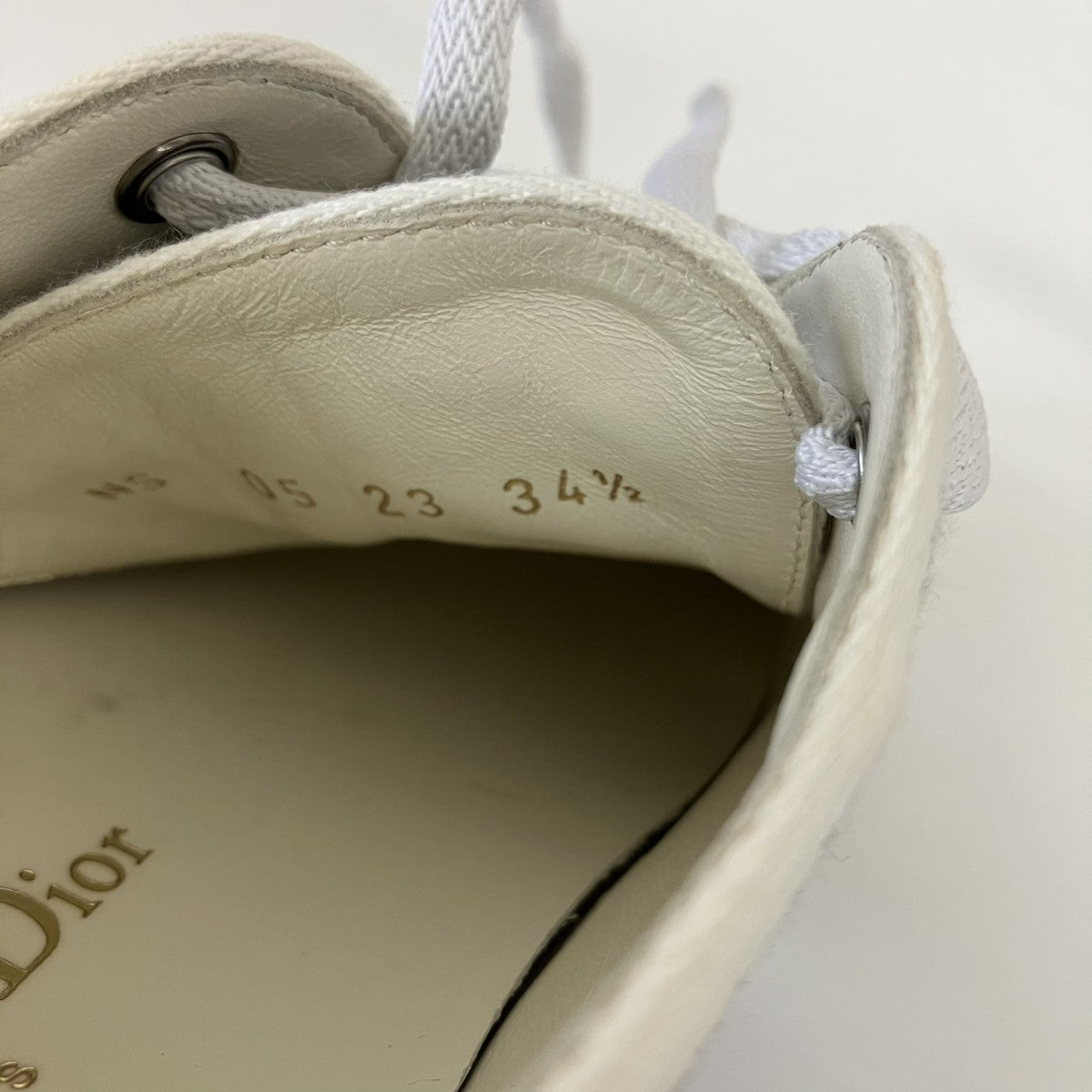 Christian Dior walk’n’diorプラットフォームスニーカー 古着・中古-8枚目のアイテム画像