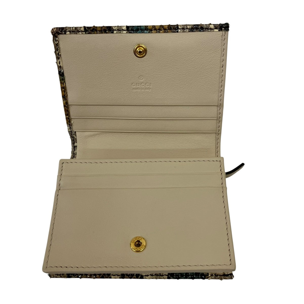 GUCCI GGマーモントパイソンコンパクトウォレット456126 古着・中古-6枚目のアイテム画像