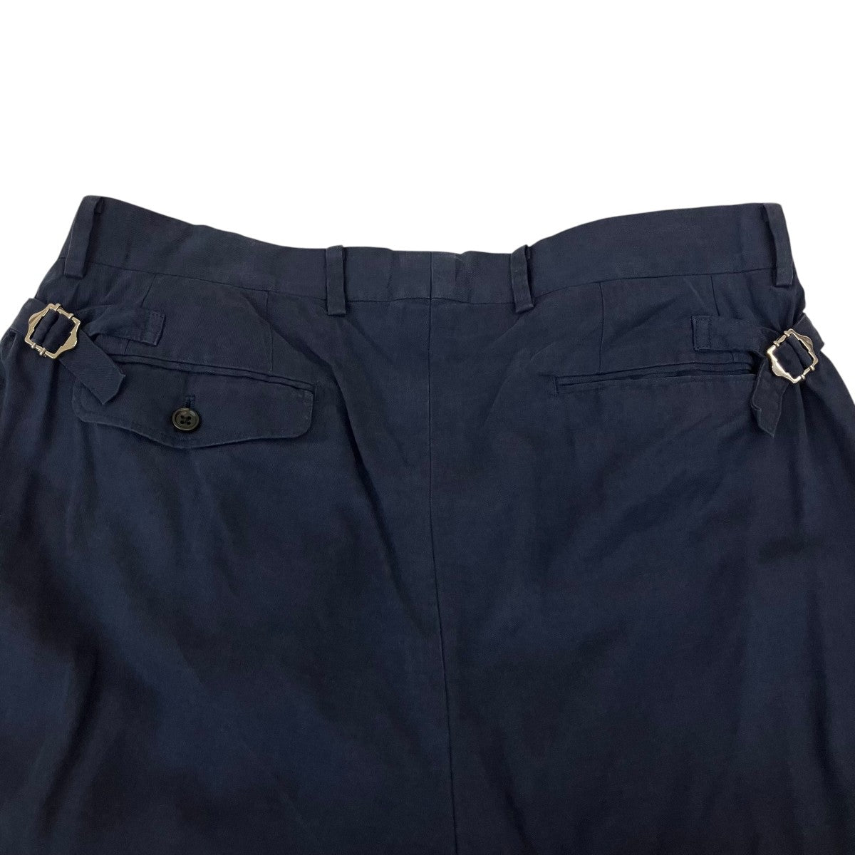 RAINMAKER DRAPED WIDE CHINO PANTSリヨセルコットンパンツRM201-036 古着・中古-4枚目のアイテム画像