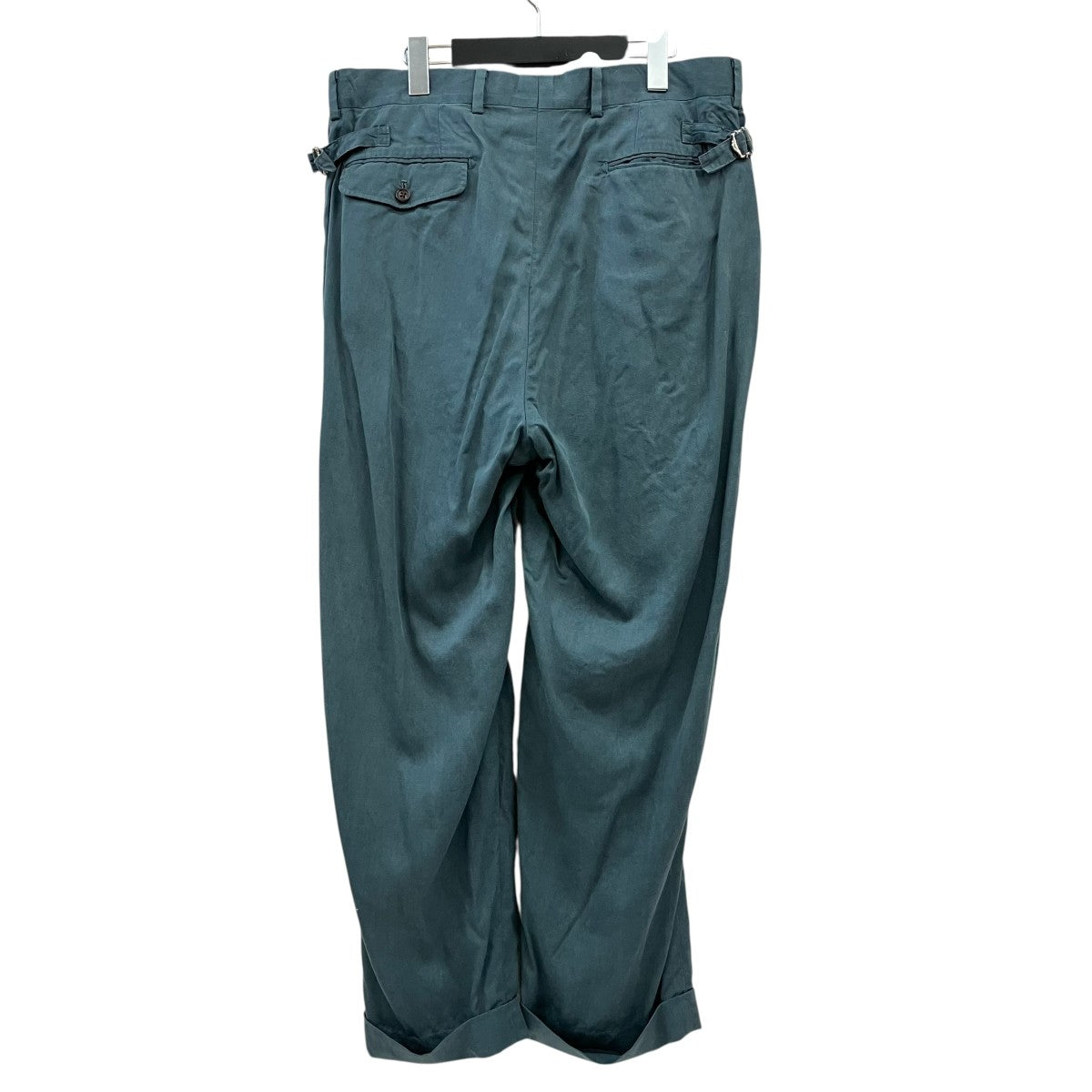 RAINMAKER DRAPED WIDE CHINO PANTSリヨセルコットンパンツRM201-036 古着・中古-2枚目のアイテム画像