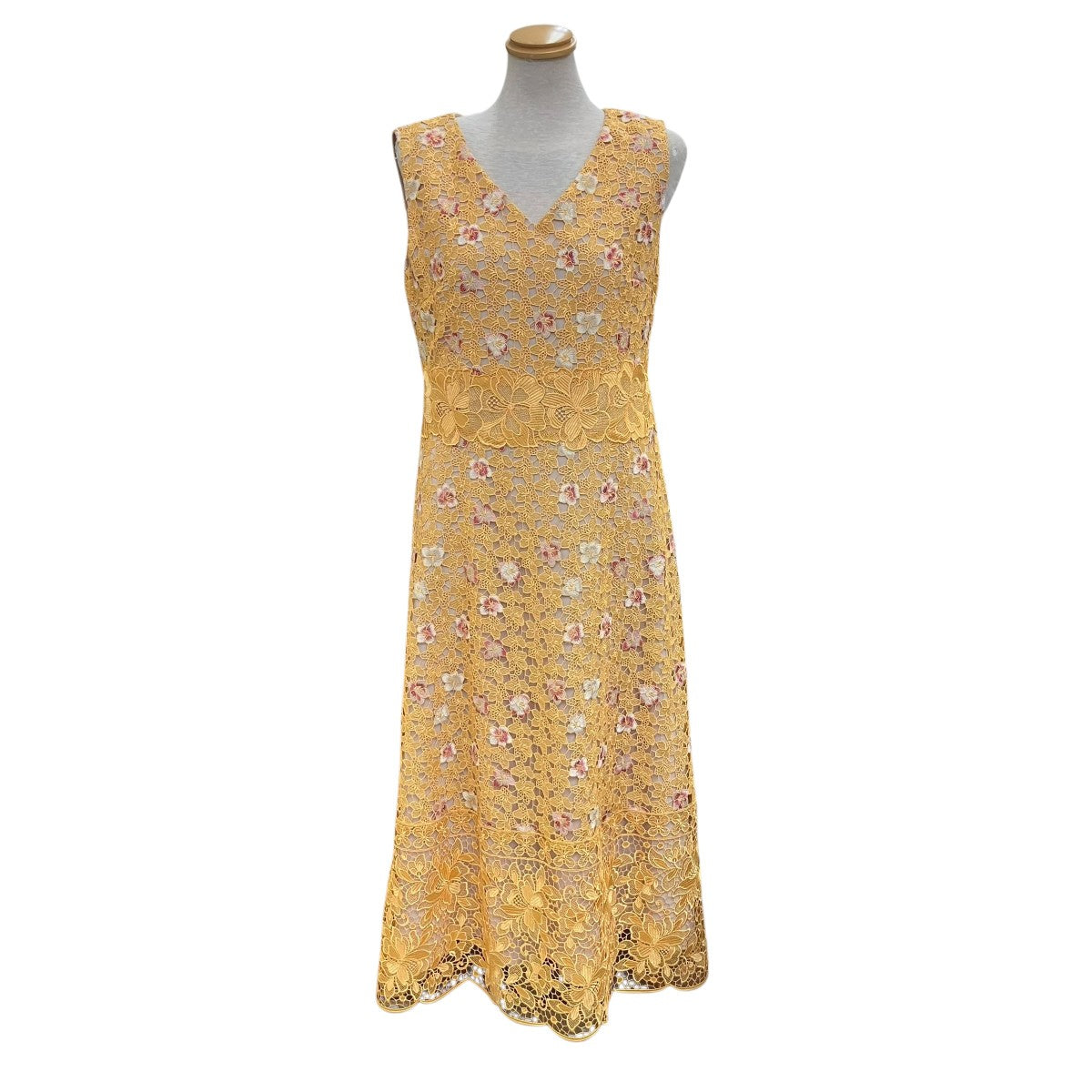 GRACE CONTINENTAL レースワンピース01203 35300-00 古着・中古-1枚目のアイテム画像
