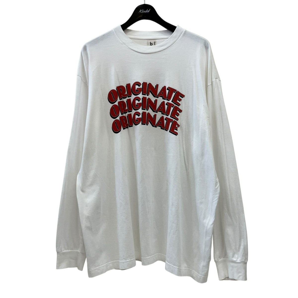 23AW別注ORIGINATEロゴプリントロングスリーブTシャツロングスリーブTシャツbROOTS23FBS01