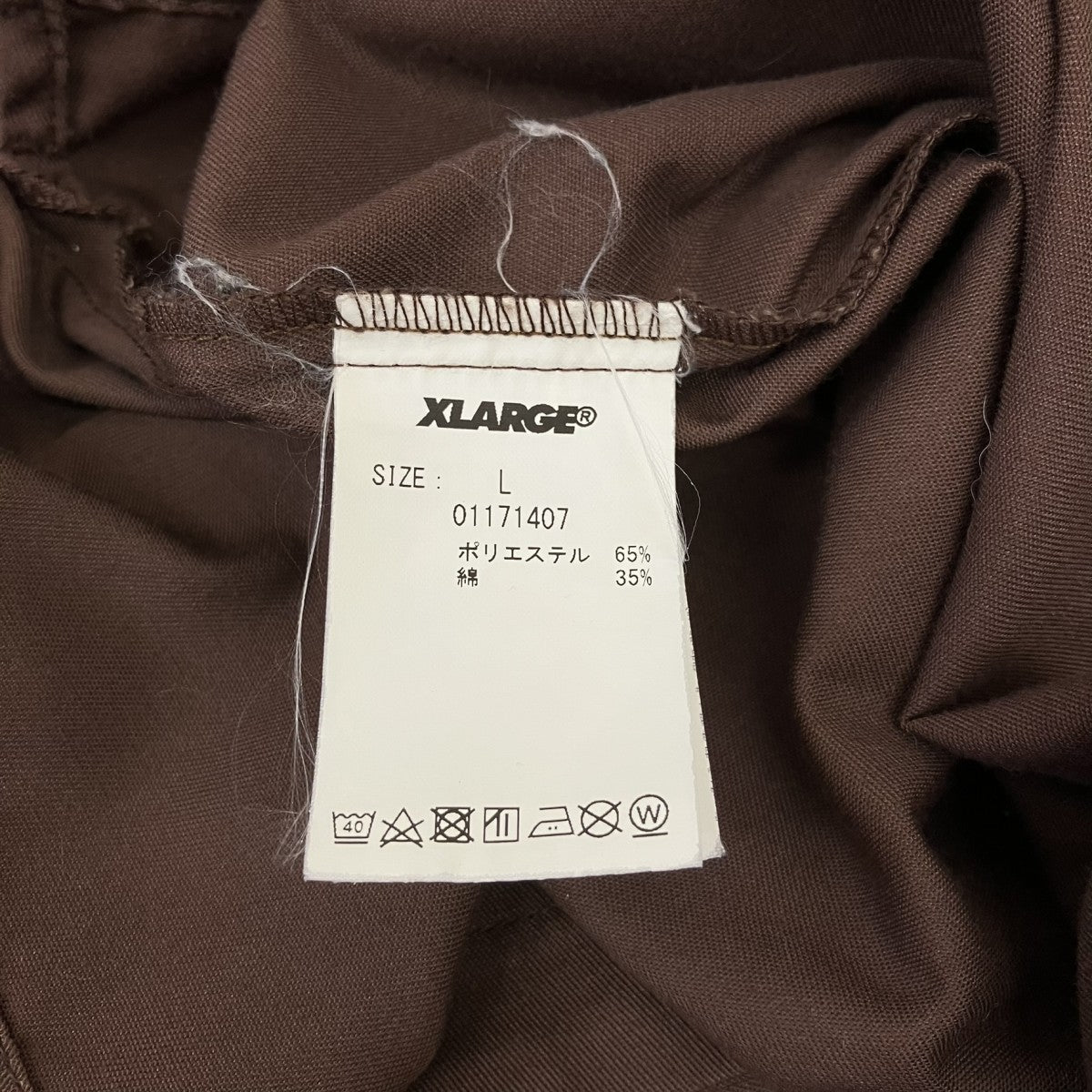 X-LARGE 半袖シャツ01171407 古着・中古-5枚目のアイテム画像