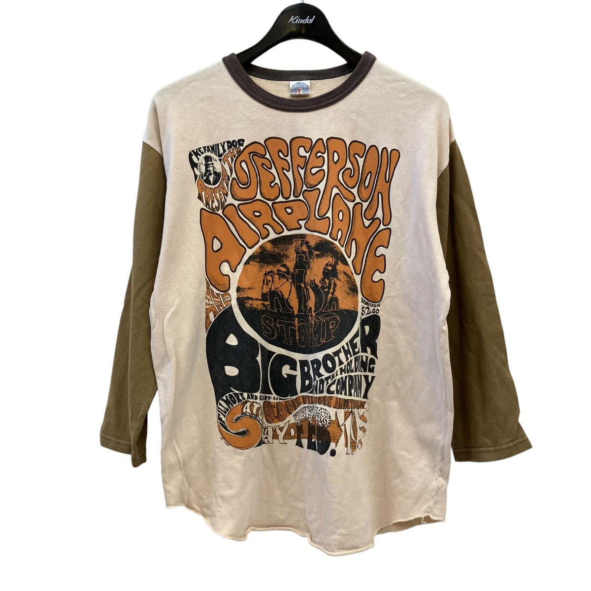 bootleggers 7分袖TシャツAIR PLAME 古着・中古-1枚目のアイテム画像