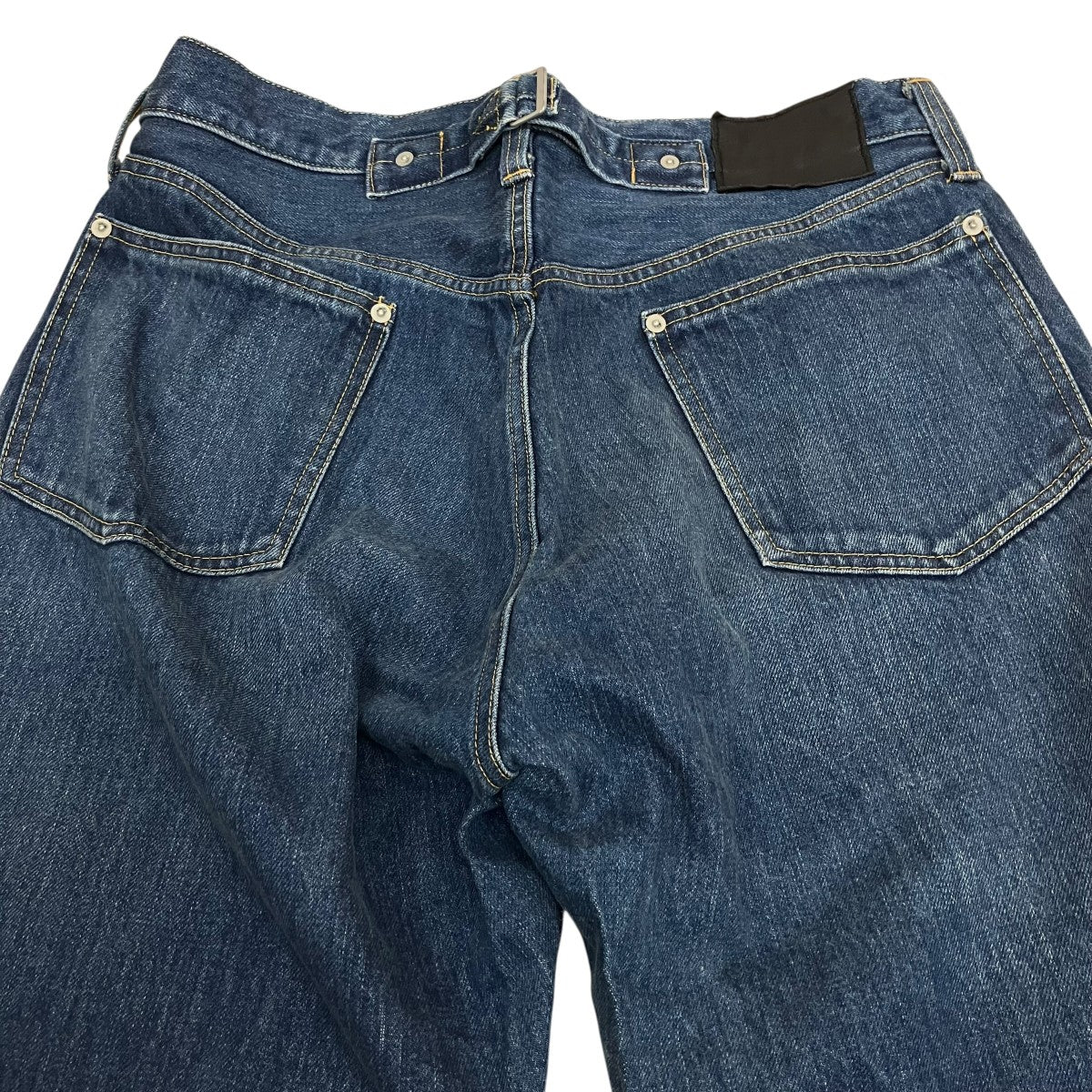 CINCH BACK BAGGY JEANSワイドデニムパンツ23FPTW-SVDE-250