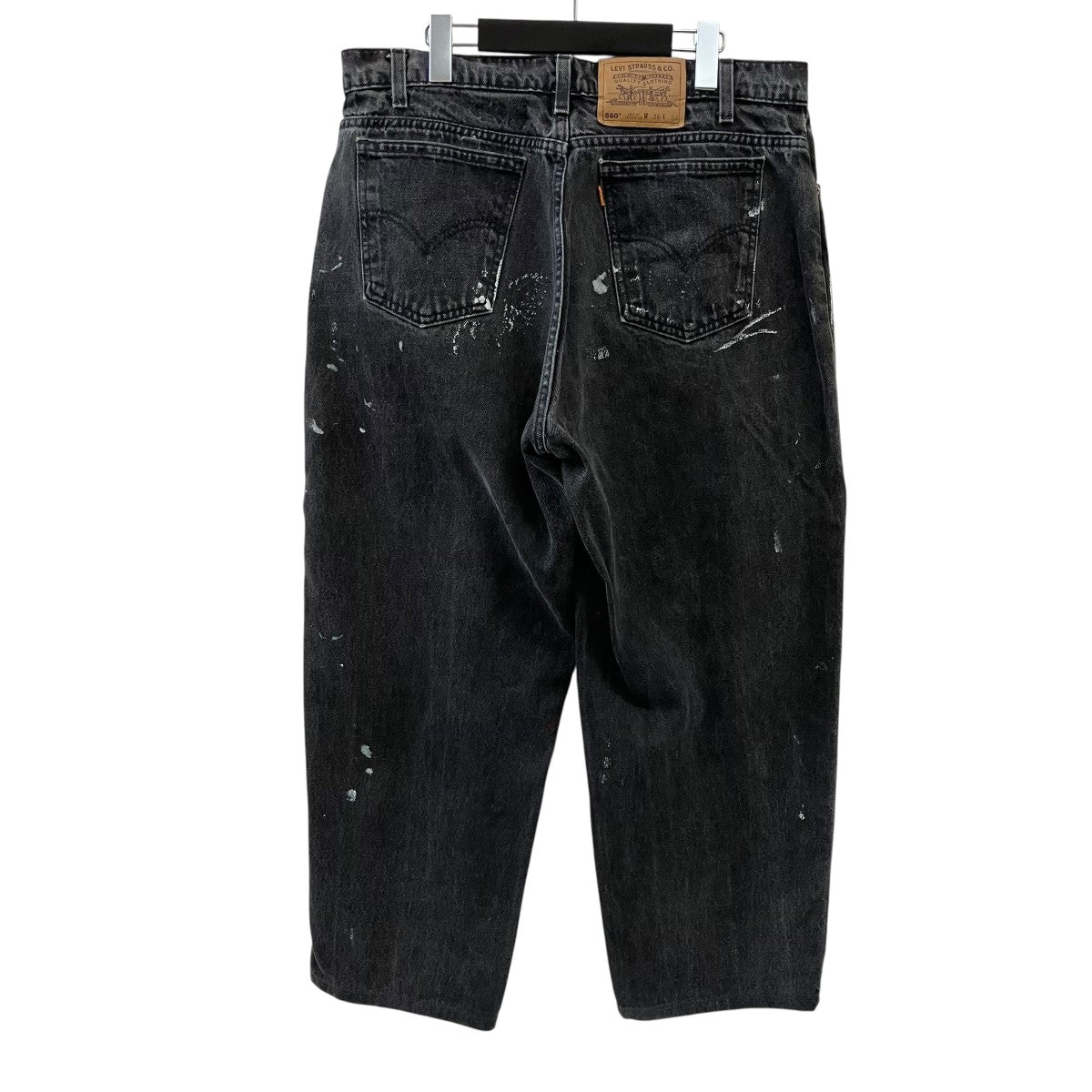 LEVI’S 560 90’ｓvintageペンキ加工デニムパンツ 古着・中古-2枚目のアイテム画像