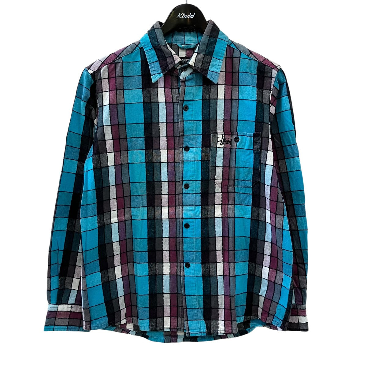stussy 00’ｓチェックシャツ 古着・中古-1枚目のアイテム画像