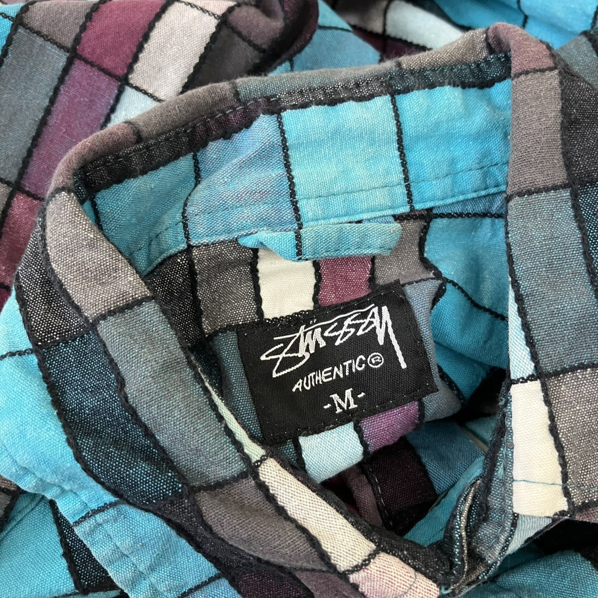 stussy 00’ｓチェックシャツ 古着・中古-5枚目のアイテム画像