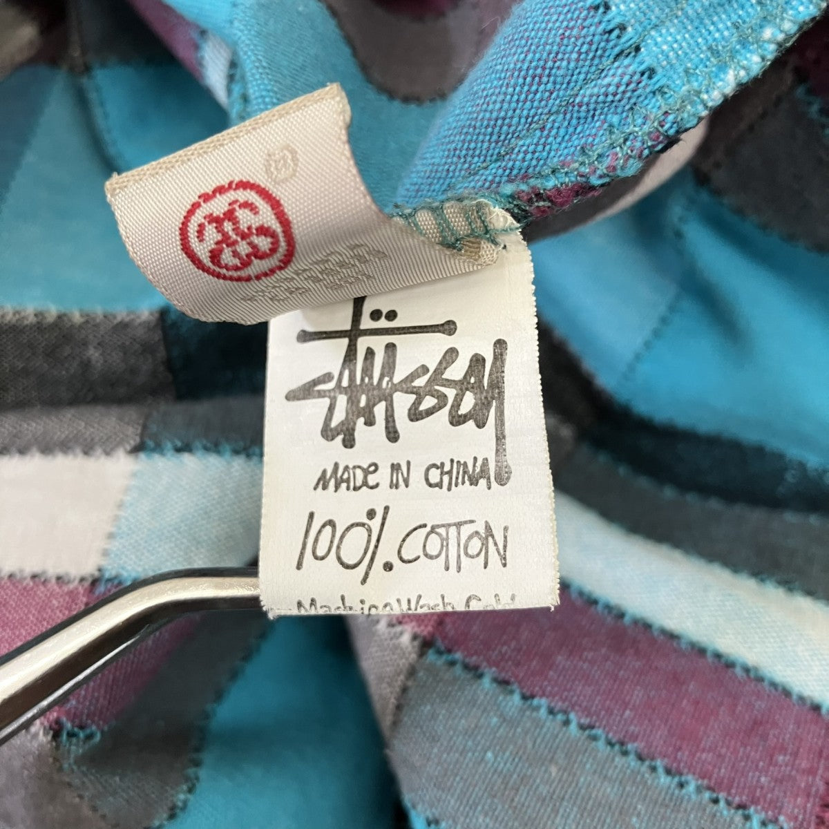 stussy 00’ｓチェックシャツ 古着・中古-6枚目のアイテム画像