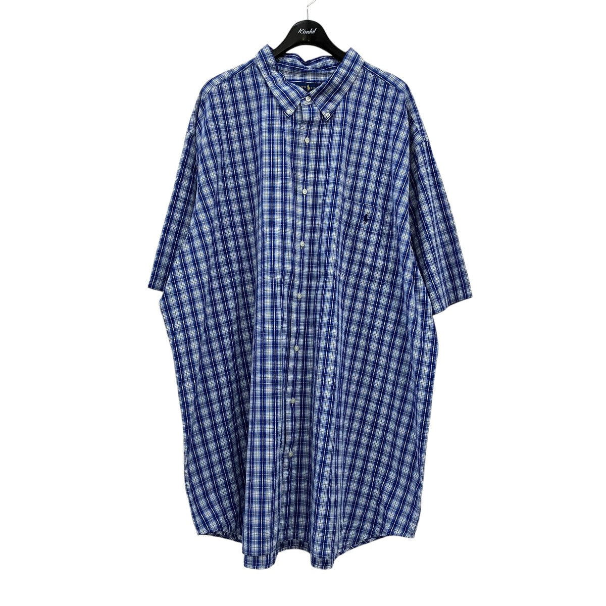 RALPH LAUREN チェック半袖シャツ 古着・中古-1枚目のアイテム画像
