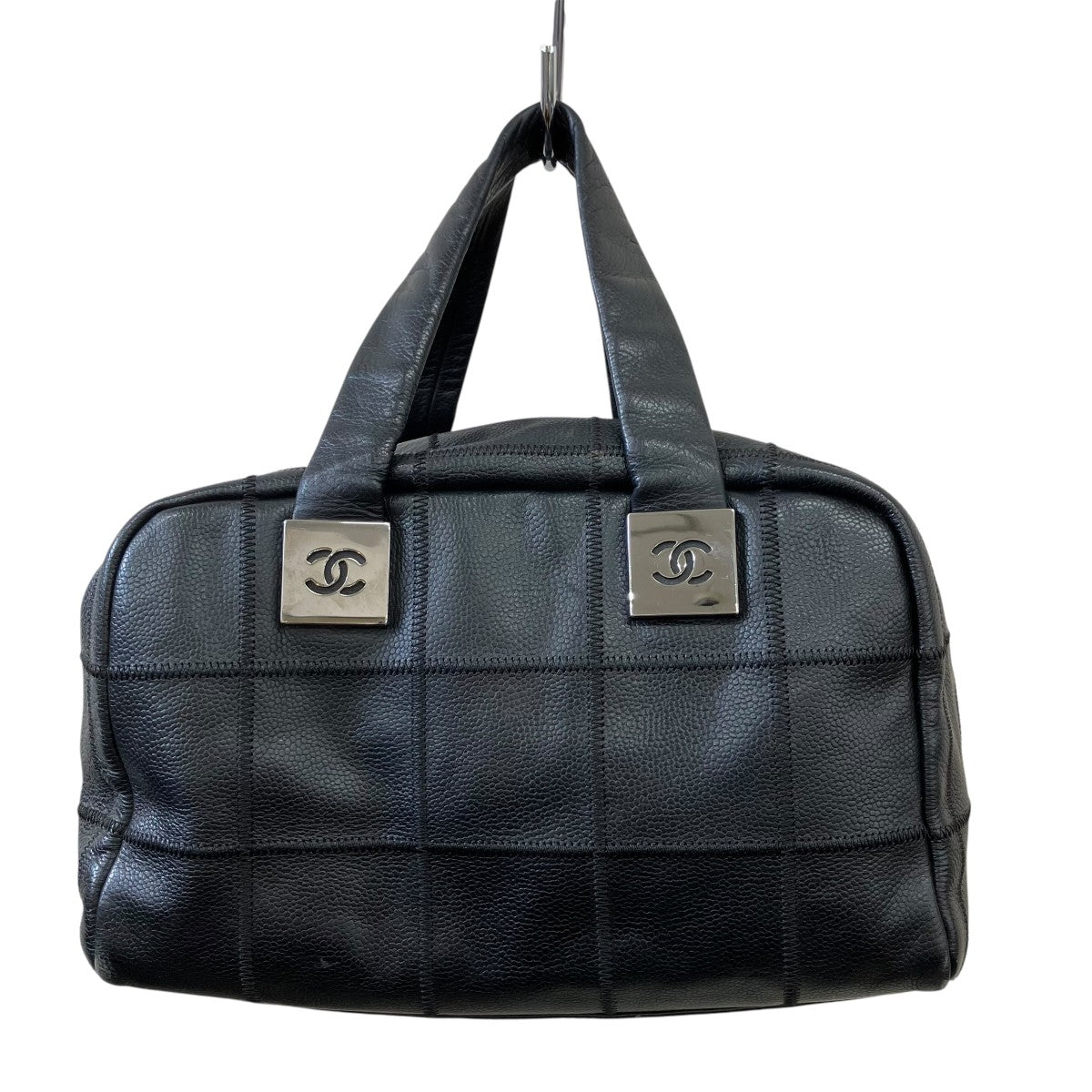CHANEL チョコバーミニボストンバッグ 古着・中古-1枚目のアイテム画像