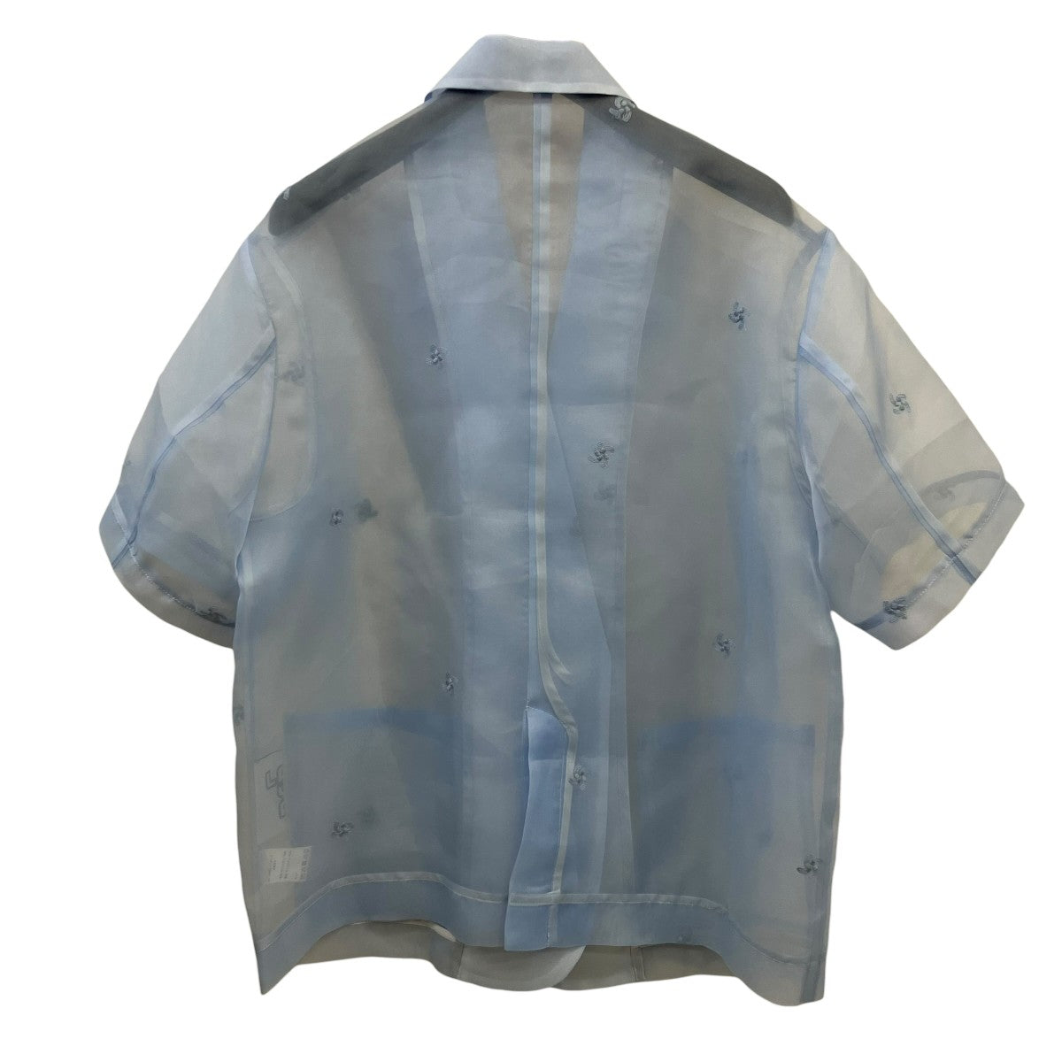 SEE THROUGH JKシアー半袖ジャケット25SSLAY007-2