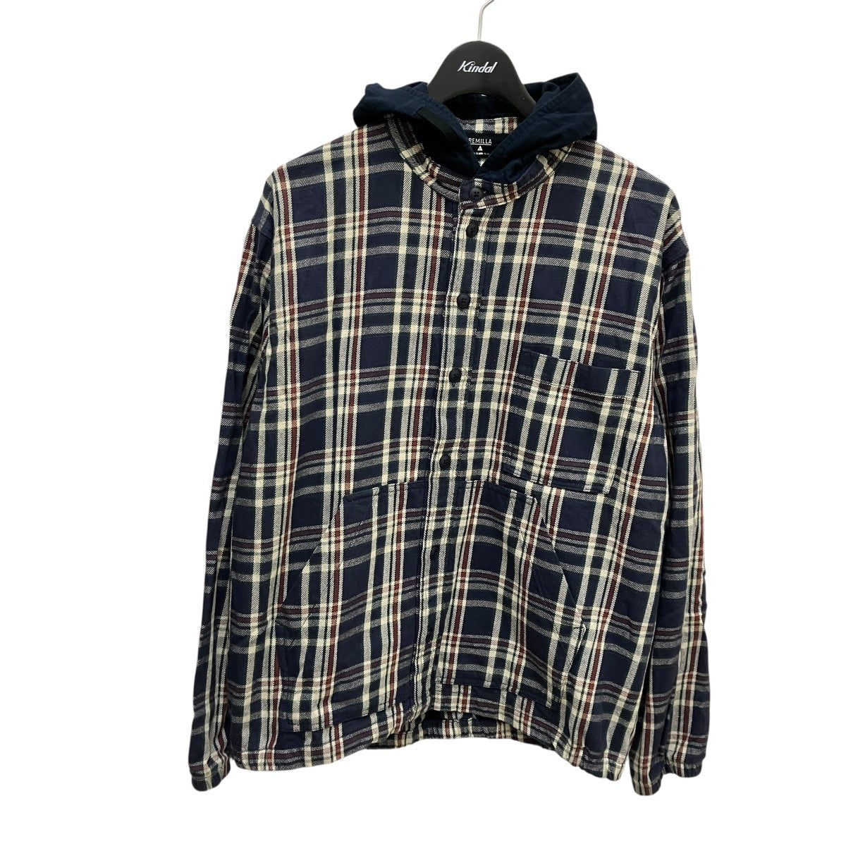 19AWワークチェックフードチェックシャツジャケット