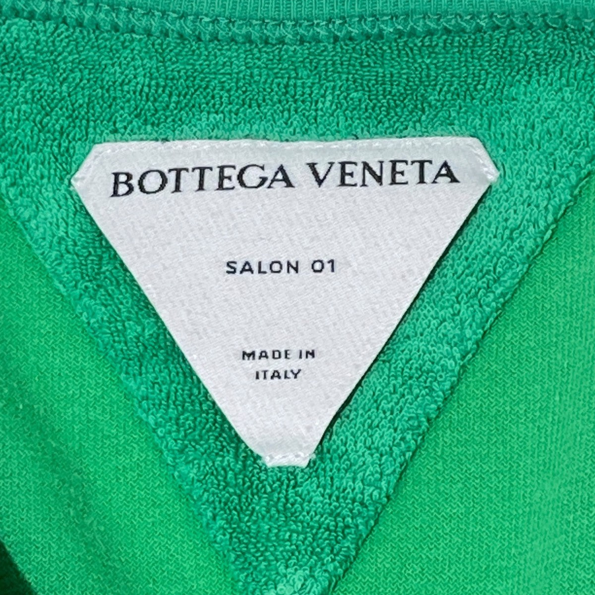 BOTTEGA VENETA ヘンリーネックパイルTシャツ／半袖カットソー656849 古着・中古-6枚目のアイテム画像