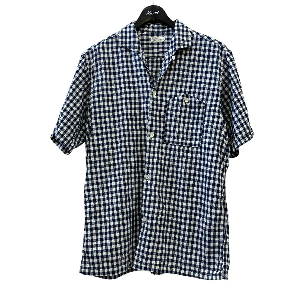 WAREHOUSE チェック半袖シャツ 古着・中古-1枚目のアイテム画像
