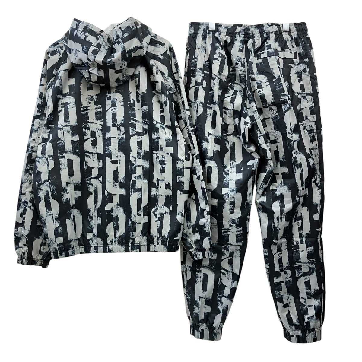 NIKE FCバルセロナ CE ウーブン トラックスーツ 24 25総柄トレーニングウェアFQ3038-010 古着・中古-2枚目のアイテム画像