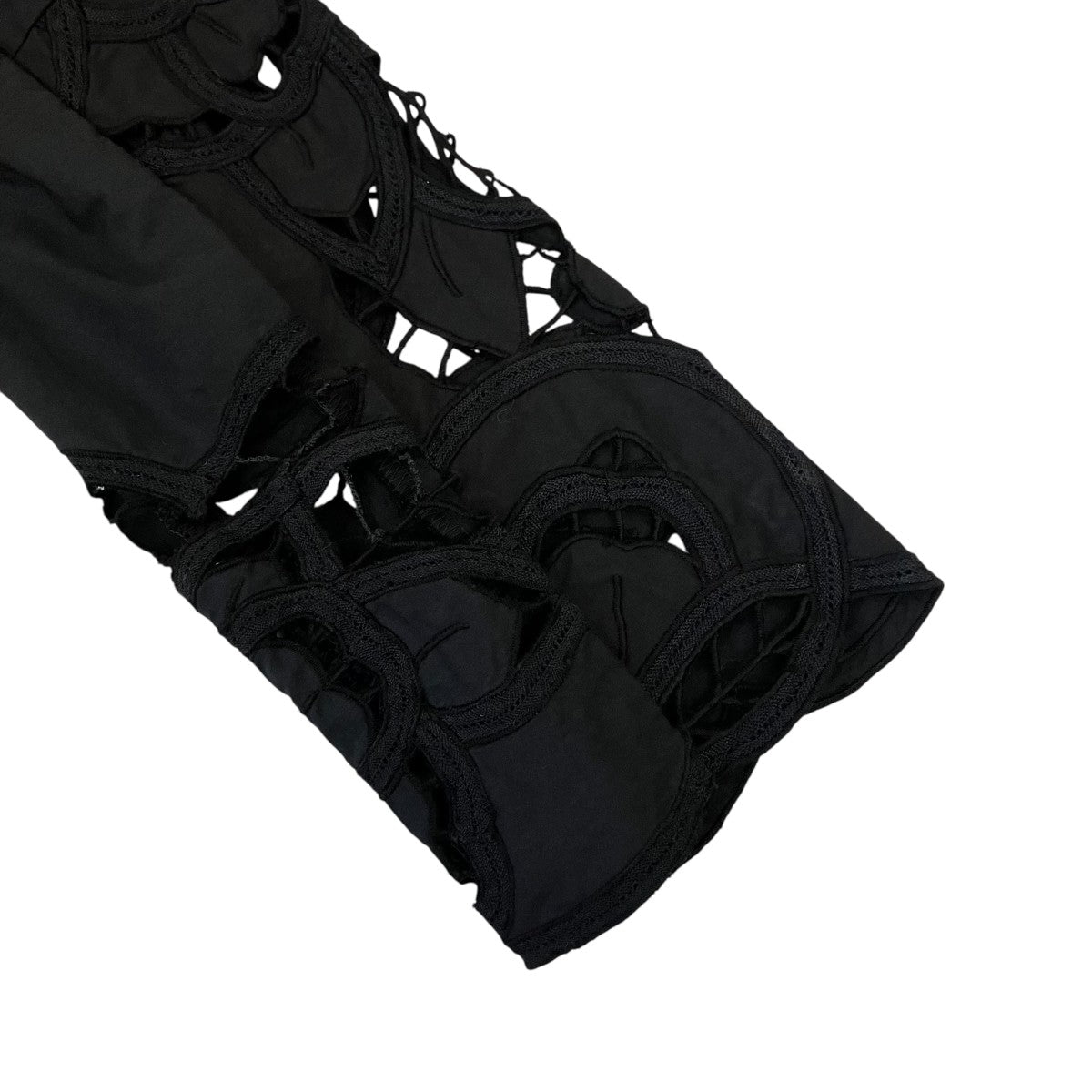 tricot COMME des GARCONS AD2001レースブラウスTE-B013 古着・中古-4枚目のアイテム画像
