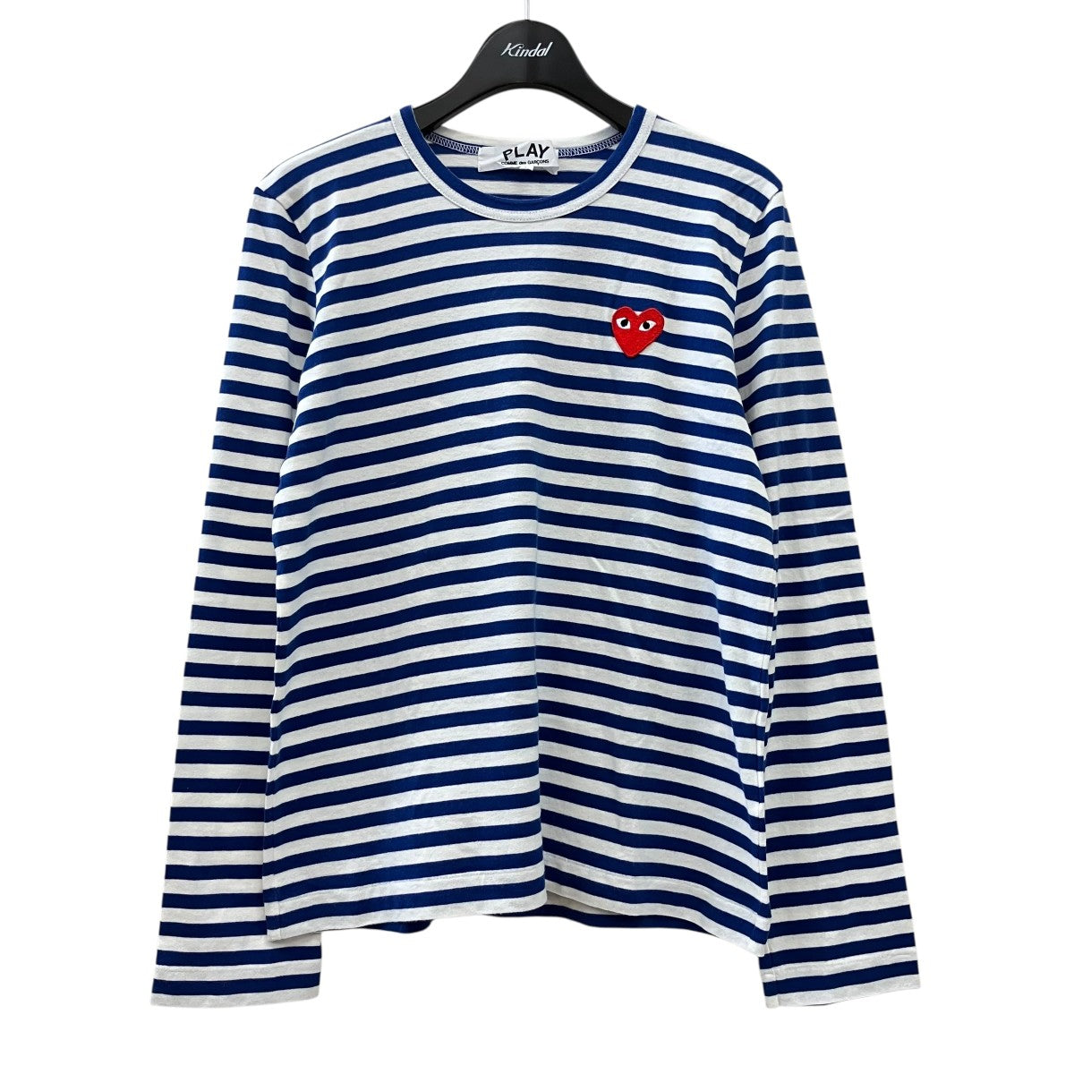 PLAY COMME des GARCONS AD2012ボーダーロングスリーブカットソーAZ-T163 古着・中古-1枚目のアイテム画像